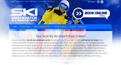 Desktop Screenshot of knockhatchskicentre.co.uk